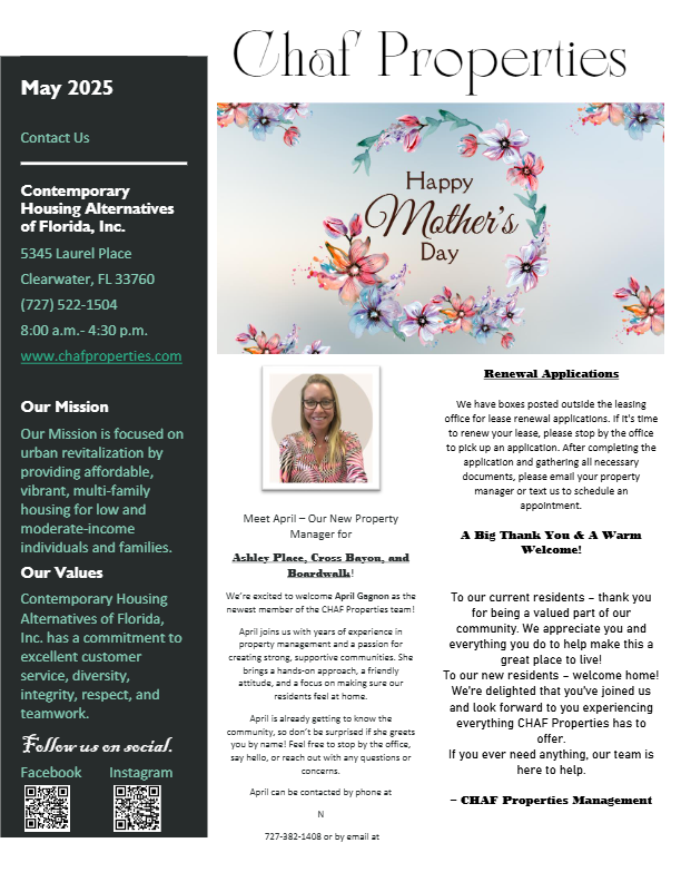 May 2025 newsletter thumbnail